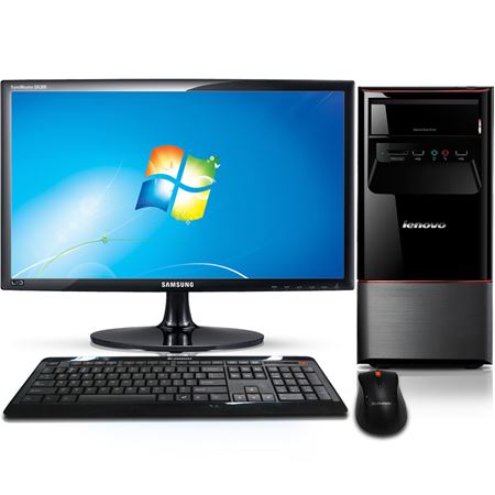 Picture of Lenovo H420 Tower PC, Intel G620 Processor, 2GB, 500GB + 18.5 Wide LCD
