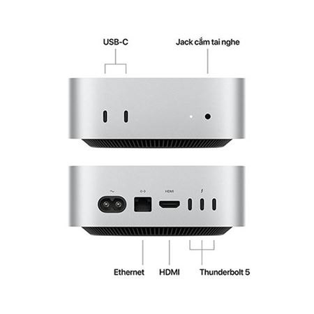 Picture of Apple Mac Mini: Apple M4 Pro Chip with 12-core CPU and 16-core GPU, 24GB, 512GB SSD