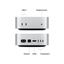 Picture of Apple Mac Mini: Apple M4 Chip with 10-core CPU and 10-core GPU, 24GB, 512GB SSD