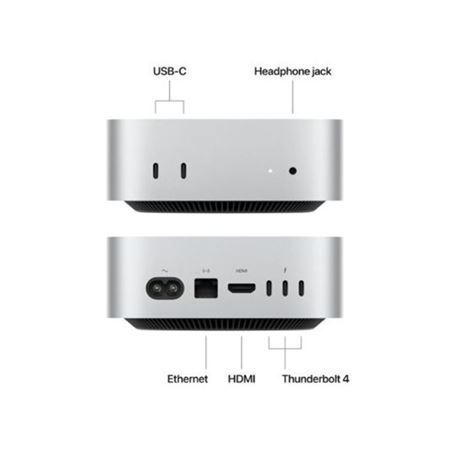 Picture of Apple Mac Mini: Apple M4 Chip with 10-core CPU and 10-core GPU, 16GB, 512GB SSD