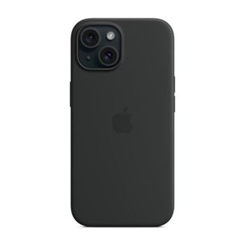 Picture of Apple iPhone 15 Silicone Case with MagSafe - Black
