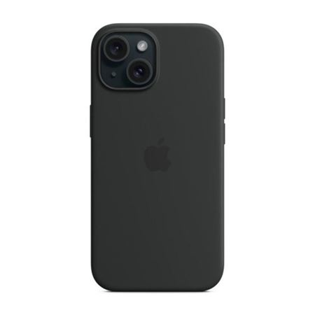 Picture of Apple iPhone 15 Silicone Case with MagSafe - Black