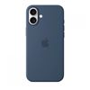 Picture of Apple iPhone 16 Plus Silicone Case with MagSafe - Denim