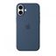 Picture of Apple iPhone 16 Plus Silicone Case with MagSafe - Denim