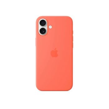 Picture of Apple iPhone 16 Plus Silicone Case with MagSafe - Tangerine