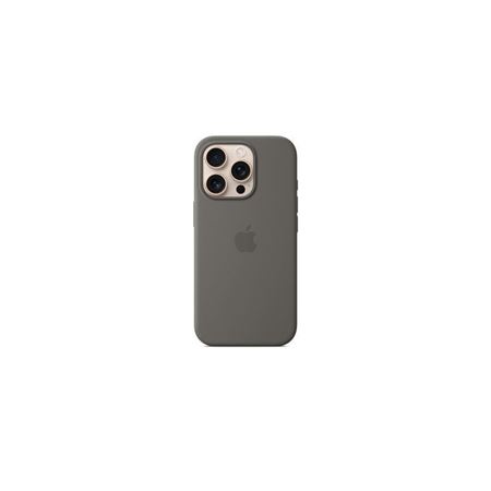 Picture of Apple iPhone 16 Pro Silicone Case with MagSafe - Stone Gray
