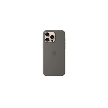 Picture of Apple iPhone 16 Pro Max Silicone Case with MagSafe - Stone Gray