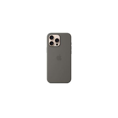 Picture of Apple iPhone 16 Pro Max Silicone Case with MagSafe - Stone Gray