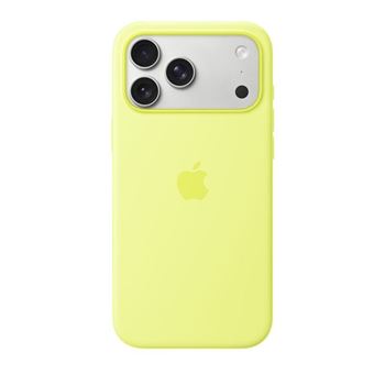 Picture of Apple iPhone 17 Pro Max Silicone Case with MagSafe - Neon Yellow