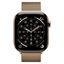 Picture of Apple Watch Series 11 GPS + Cellular 46mm Gold Titanium Case with Gold Milanese Loop - S/M