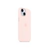 Picture of Apple iPhone 15 Silicone Case with MagSafe - Light Pink
