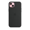 Picture of Apple iPhone 15 Plus Silicone Case with MagSafe - Black