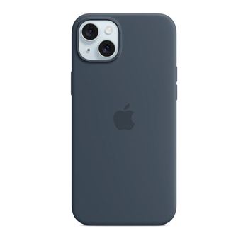 Picture of Apple iPhone 15 Plus Silicone Case with MagSafe - Storm Blue