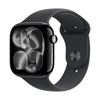 Picture of Apple Watch Series 11 GPS 42mm Jet Black Aluminium Case with Black Sport Band - S/M