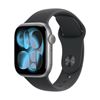 Picture of Apple Watch Series 11 GPS 42mm Space Grey Aluminium Case with Black Sport Band - M/L
