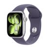 Picture of Apple Watch Series 11 GPS + Cellular 42mm Silver Aluminium Case with Purple Fog Sport Band - S/M