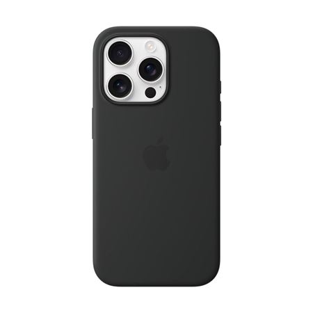 Picture of Apple iPhone 16 Pro Silicone Case with MagSafe - Black