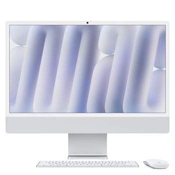 Picture of Apple 24-inch iMac with Retina 4.5K Display: Apple M4 Chip with 10-core CPU and 10-core GPU, 24GB, 512GB SSD - Silver