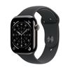 Picture of Apple Watch Series 11 GPS + Cellular 46mm Slate Titanium Case with Black Sport Band - M/L