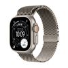 Picture of Apple Watch Ultra 3 GPS + Cellular 49mm Natural Titanium Case with Natural Titanium Milanese Loop - Medium