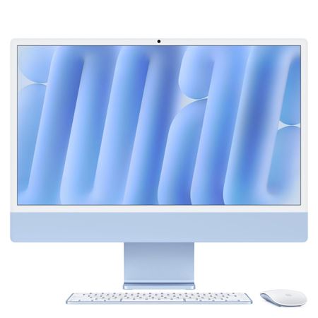 Picture of Apple 24-inch iMac with Retina 4.5K Display: Apple M4 Chip with 8-core CPU and 8-core GPU, 16GB, 256GB SSD - Blue