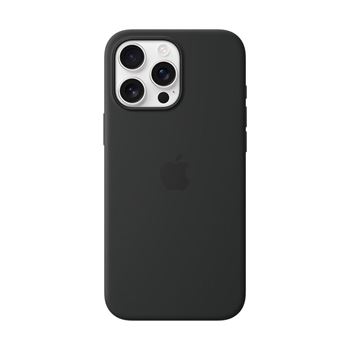 Picture of Apple iPhone 16 Pro Max Silicone Case with MagSafe - Black