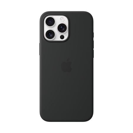 Picture of Apple iPhone 16 Pro Max Silicone Case with MagSafe - Black