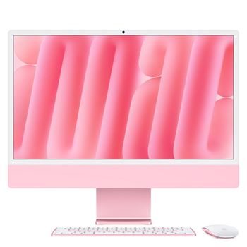 Picture of Apple 24-inch iMac with Retina 4.5K Display: Apple M4 Chip with 10-core CPU and 10-core GPU, 24GB, 512GB SSD - Pink