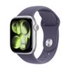 Picture of Apple Watch Series 11 GPS + Cellular 42mm Silver Aluminium Case with Purple Fog Sport Band - M/L