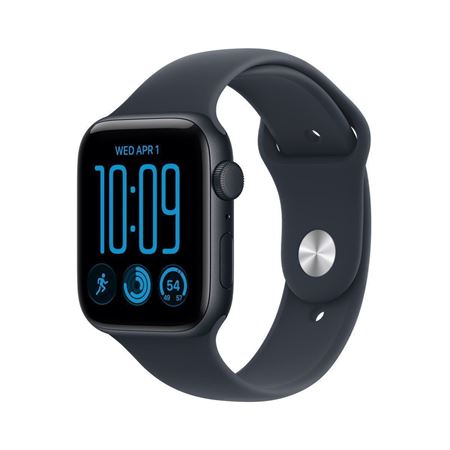 Picture of Apple Watch SE 3 GPS 40mm Midnight Aluminium Case with Navy Blue Sport Band - M/L