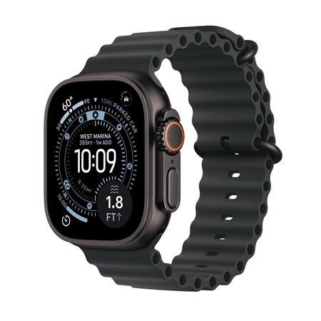 Picture of Apple Watch Ultra 3 GPS + Cellular 49mm Black Titanium Case with Black Ocean Band