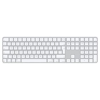 Picture of Apple Magic Keyboard with Touch ID and Numeric Keypad for Mac Models with Apple Silicon - International English - White Keys