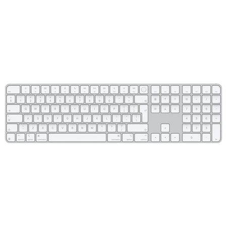 Picture of Apple Magic Keyboard with Touch ID and Numeric Keypad for Mac Models with Apple Silicon - International English - White Keys