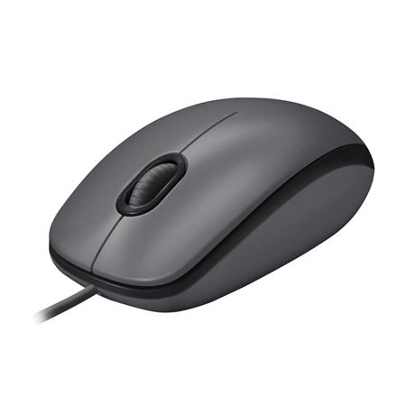 Picture of Logitech M100 Corded USB Mouse Grey