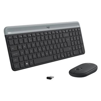 Picture of Logitech MK470 Slim Wireless Keyboard And Mouse Combo Graphite