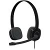 Picture of Logitech H151 Stereo Wired Headset - Black