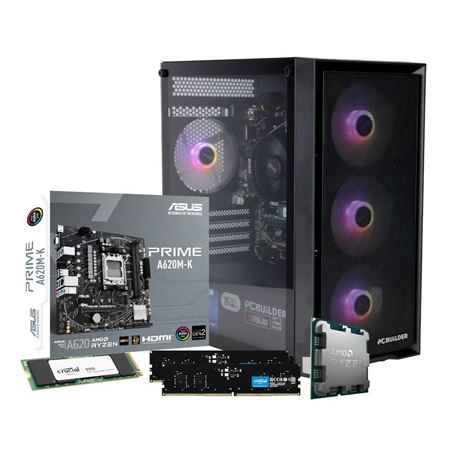 Picture of PCBuilder Ryzen 5 8600G WARDEN Windows 11 Gaming PC