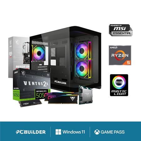 Picture of PCBuilder Ryzen 5 8400F RECON Windows 11 Gaming PC