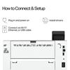 Picture of HP LaserJet Pro 4007dw A4 Mono Laser Printer - 40ppm, Wi-Fi