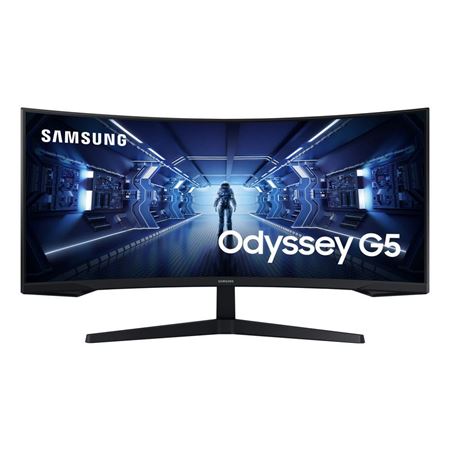 Picture of Samsung LC34G55TWW 34 Odyssey G5 Ultrawide WQHD Curved Gaming Monitor 165Hz