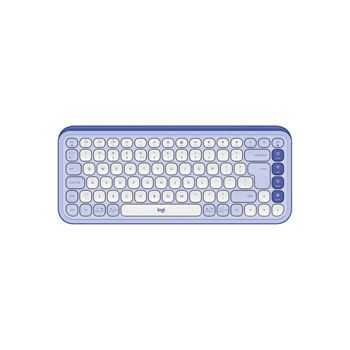 Picture of Logitech Pop Icon Keys - Lilac