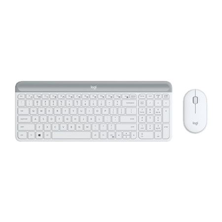 Picture of Logitech MK470 Slim Wireless Keyboard and Mouse Combo Off-White