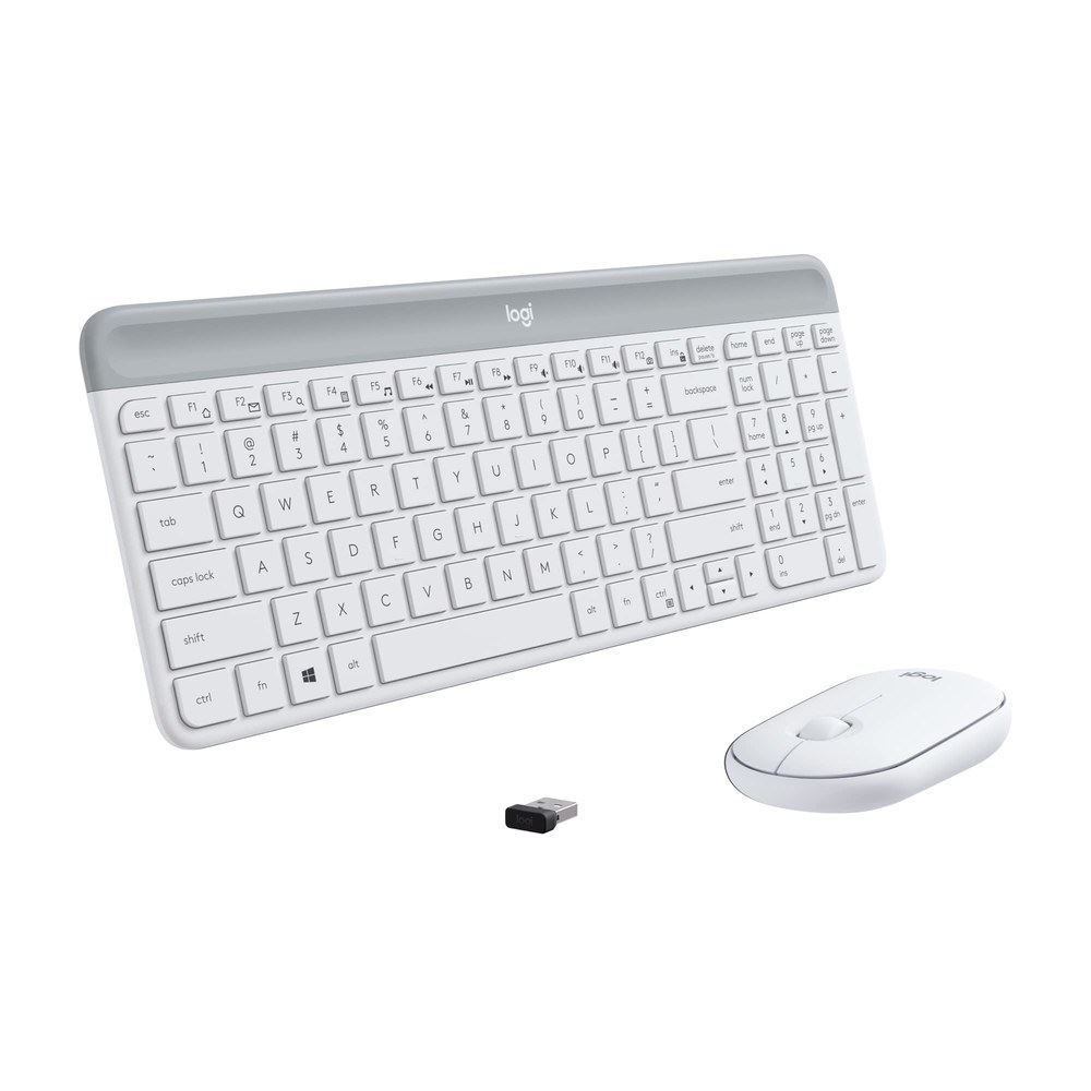 Logitech MK470 Slim Wireless Keyboard and Mouse Combo Off-White | Web ...