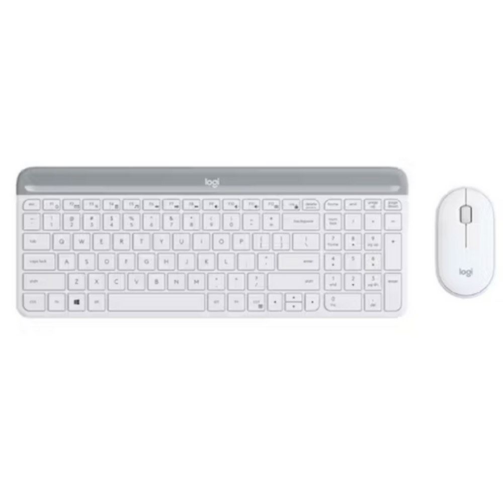 Logitech MK470 Slim Wireless Keyboard and Mouse Combo Off-White | Web ...