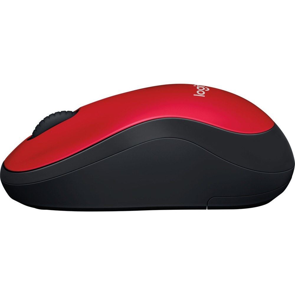Logitech M185 Wireless Mouse Red | Web Direct