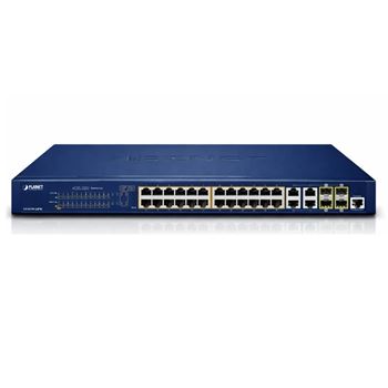 Planet 24-Port 10/100/1000T + 4-Port 100/1000X SFP Managed Gigabit Switch GS-4210-24T4S