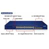 Planet 24-Port 10/100/1000T + 4-Port 100/1000X SFP Managed Gigabit Switch GS-4210-24T4S