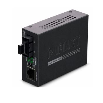 Planet 10/100/1000Base-T to 1000Base-LX Media Converter (SC,SM) - 10km GT-802S