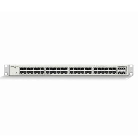 Reyee 48 Port 1GE PoE Cloud Managed Switch with 4 SFP 1GE Uplinks RG-NBS3100-48GT4SFP-P-V2