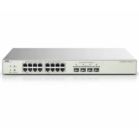 Reyee 16 Port 2.5Gbps PoE Cloud Managed Switch with 4 SFP+ 10GE Uplinks RG-NBS3300-16MG4XS-HP